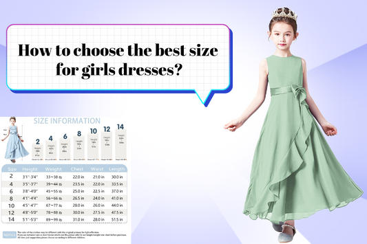 How to choose the best size for girls dresses?