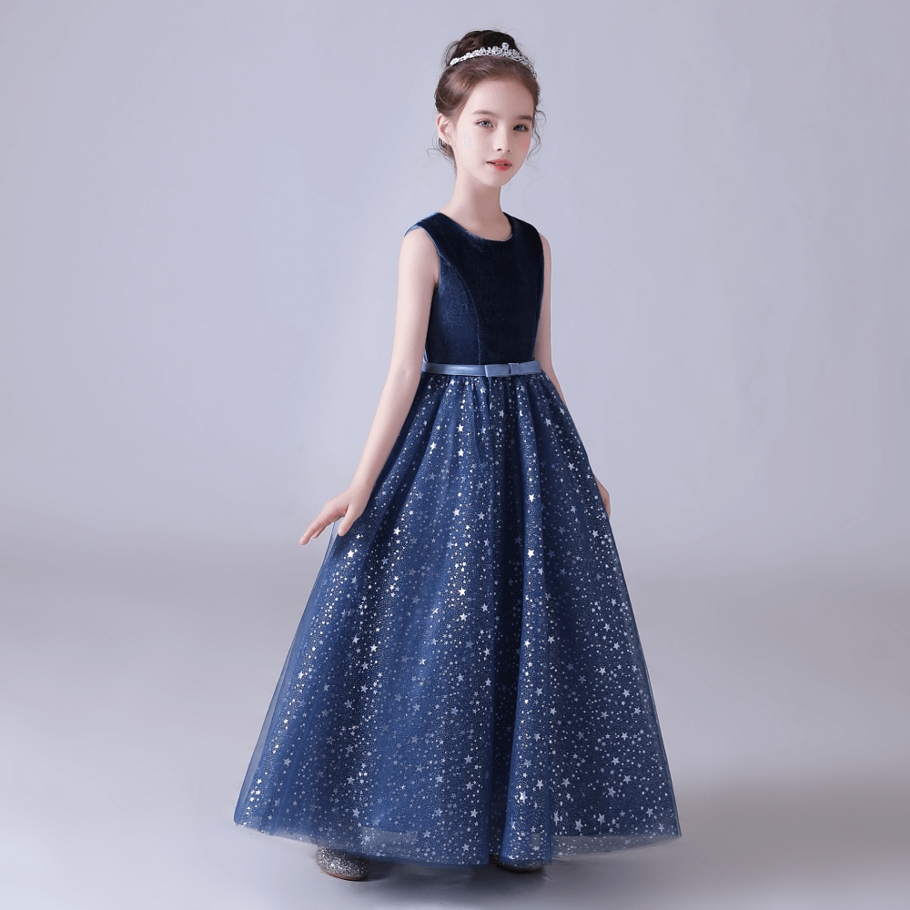Girls Birthday Party Dresses Sequin Formal Dresses For Little Girls