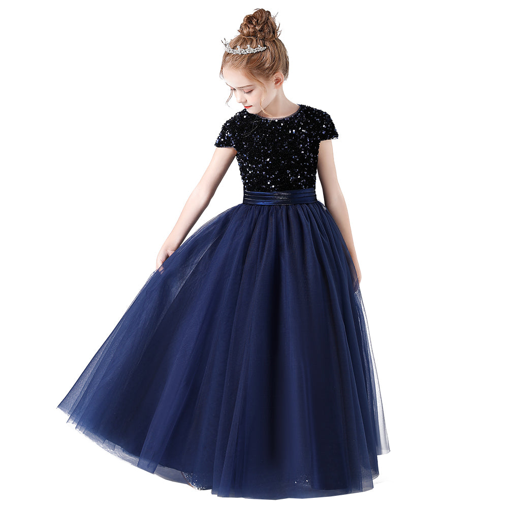 Blue formal hotsell dresses for girls