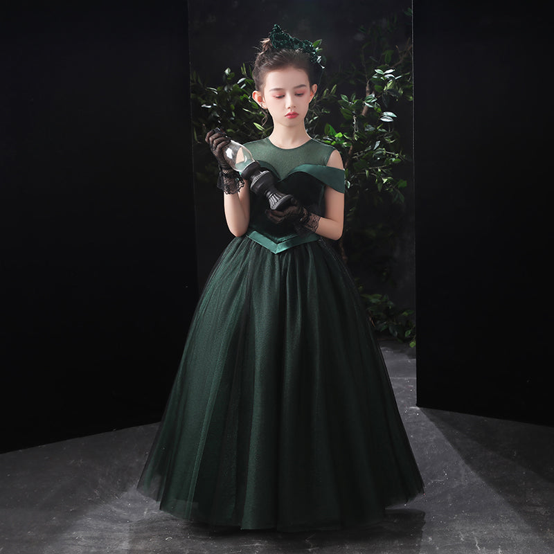 Dark green clearance princess dress