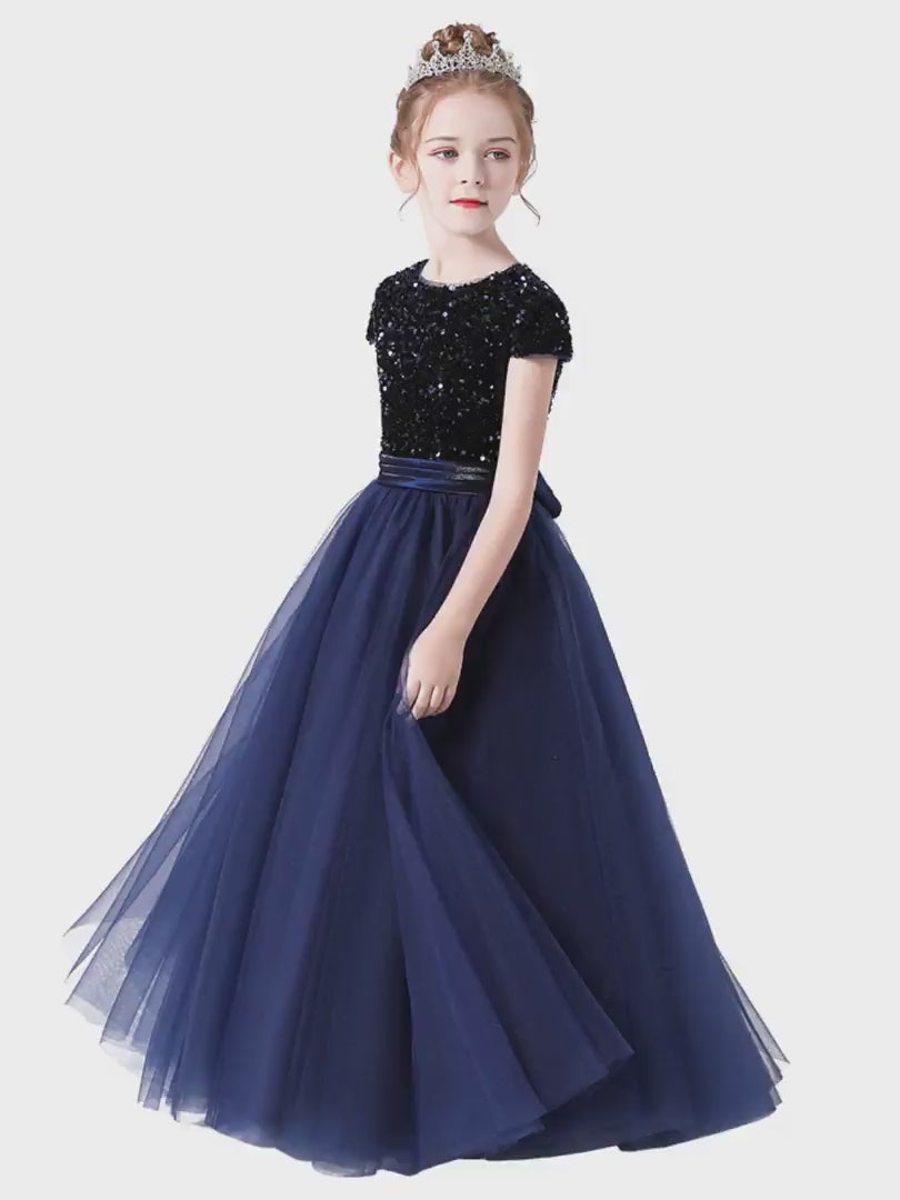 Buy NAVY BLUE Flower Girl Dress, Baby Girl Dress, Toddler Tulle Dress, Girls  Fancy Dresses, Christmas Flower Girl, Wedding Girl Tutu Dress 156 Online in  India - Etsy