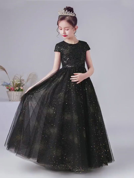 Junior Special Occasion Dresses Formal Dresses For Teen Girls Sequin Evening Ball Gown Full Length