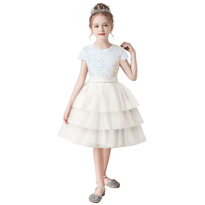 Cupcake Dresses For Kids Short Mini Birthday Party Gowns